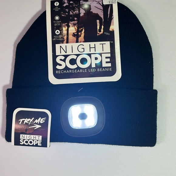 NWT Night Scope Rechargeable LED Beanie - Picture 3 of 6